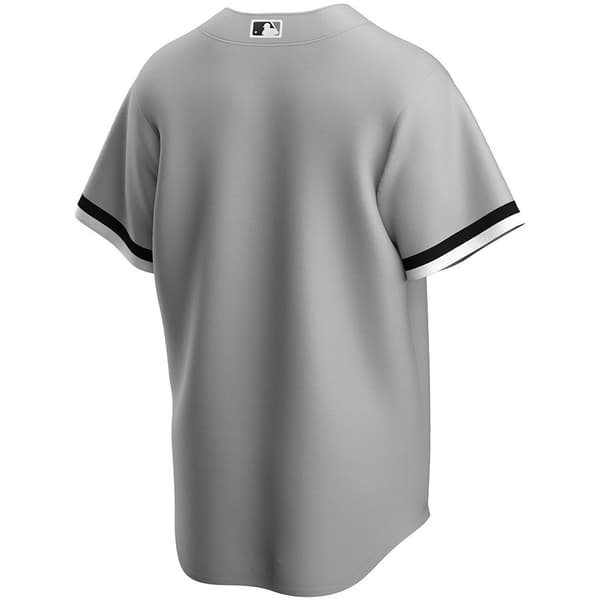 Nike Kortærmet T-shirt Mlb Chicago White Sox Official Road Grå M Mand