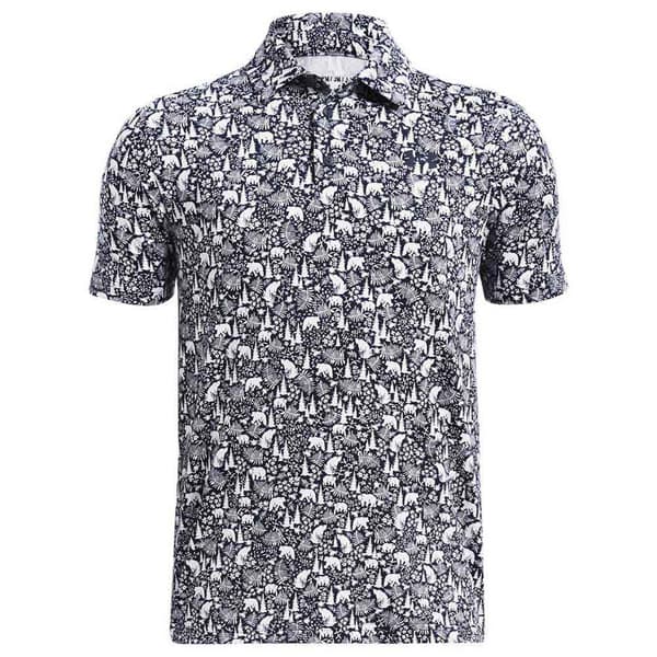 Under Armour Golf Kortärmad Piké För Barn Playoff Printed  M