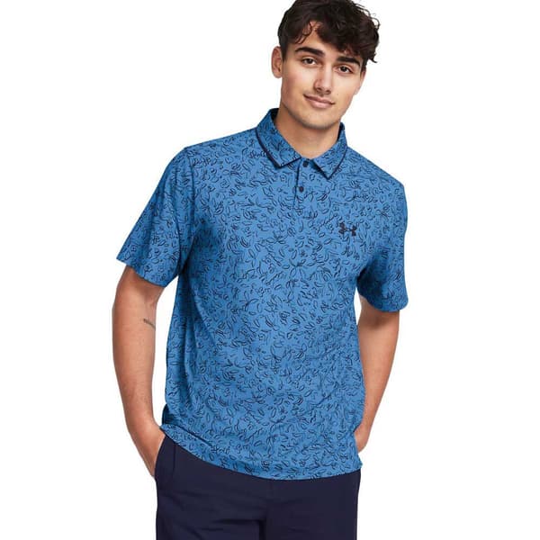 Under Armour Golf Kortärmad Piké Iso-chill Verge Floral Lines  M