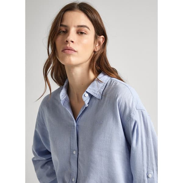 Pepe Jeans Långärmad Tröja Philly Beige S Kvinna