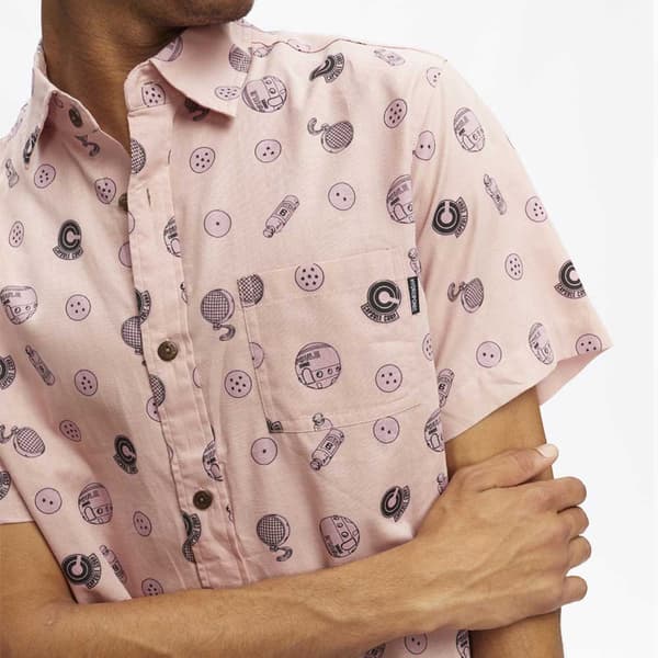 Hydroponic Kortärmad Tröja Dbz Capsule Rosa S Man