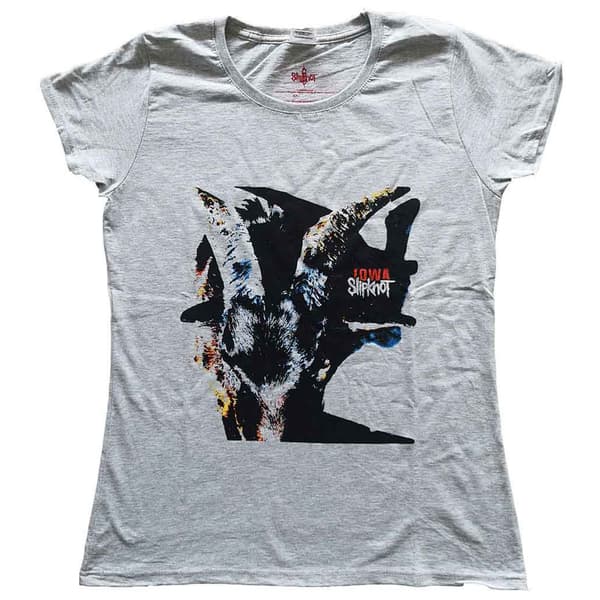 Slipknot Iowa Goat Shadow Skinny Fit T Shirt