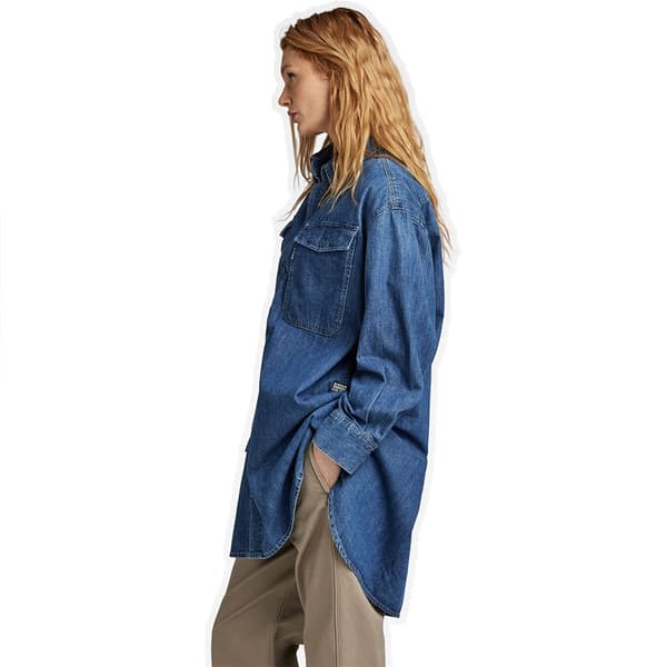 G-star Långärmad Tröja Oversized Blå XS Kvinna