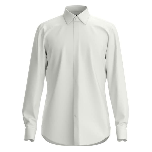 Boss Skjorte Hank Tux1 224 Hvid 44 / Long Mand