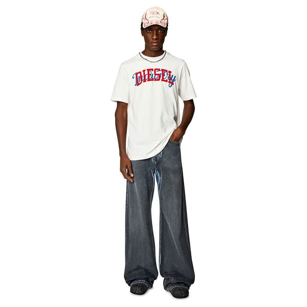 Diesel Kortärmad T-shirt Just N10 Vit L Man