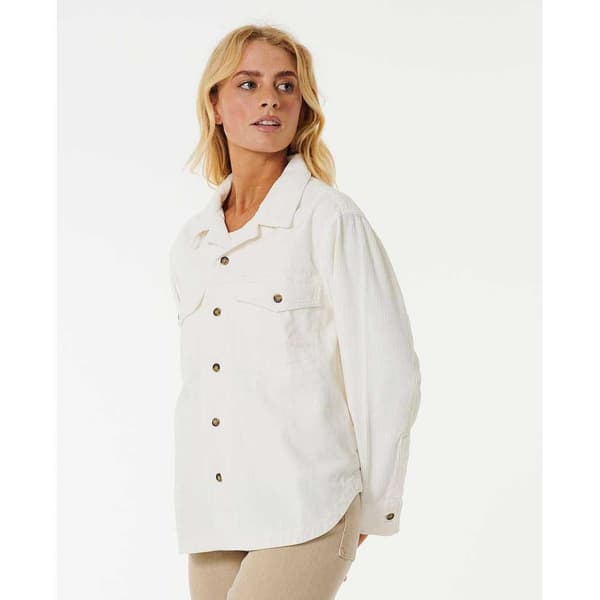 Rip Curl Långärmad Tröja Stevie Cord Beige 2XS Kvinna