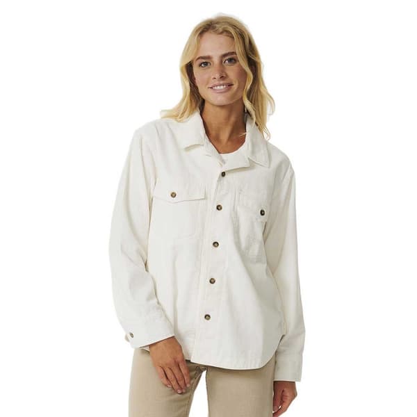 Rip Curl Långärmad Tröja Stevie Cord Beige 2XS Kvinna