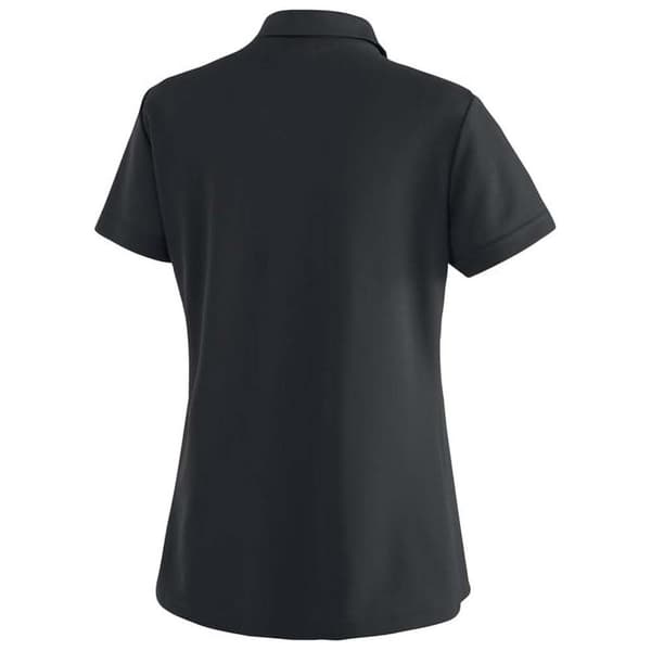 Maier Sports Kortärmad Piké Ulrike Svart 2XL Kvinna