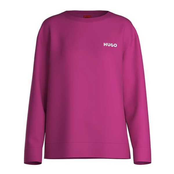 Hugo Langærmet T-shirt Unite 10247048 Rosa L Kvinde