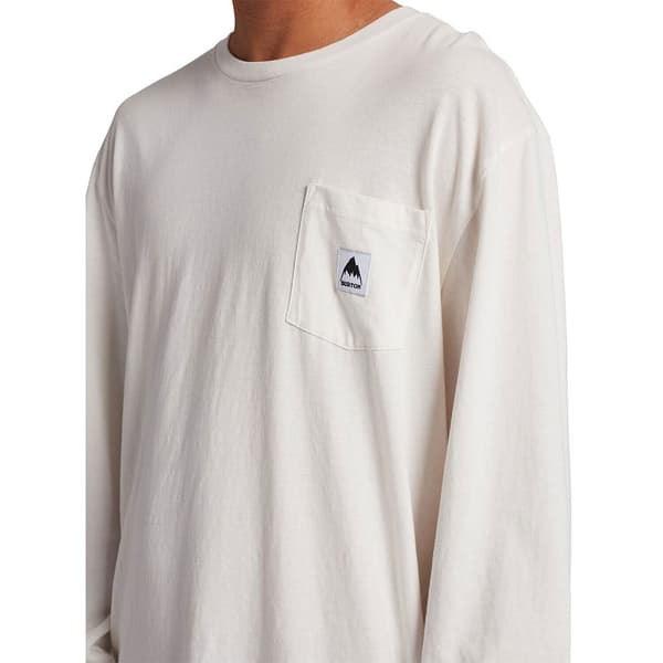 Burton Langærmet T-shirt Colfax Hvid 2XS Mand