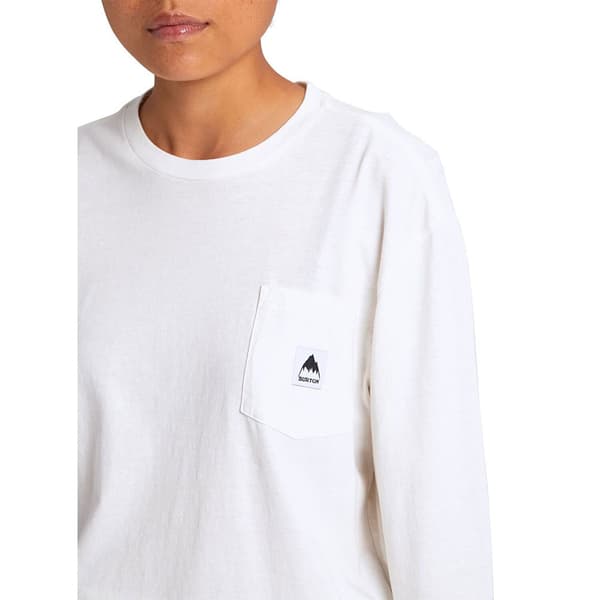 Burton Langærmet T-shirt Colfax Hvid 2XS Mand