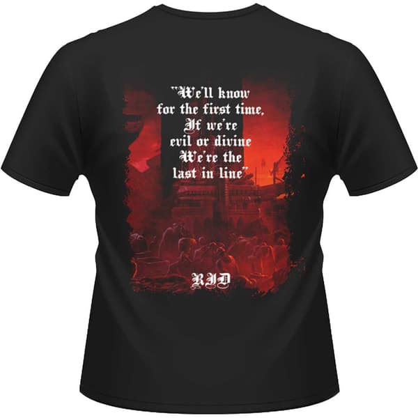 Dio Last In Line Band Logo T Shirt