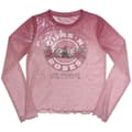 Miniatyrbild 4 av 4: Guns N' Roses Bullet Seal Long Sleeve Mesh Crop Top