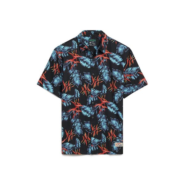 Superdry Kortærmet Skjorte Hawaiian Flerfarvet L Mand