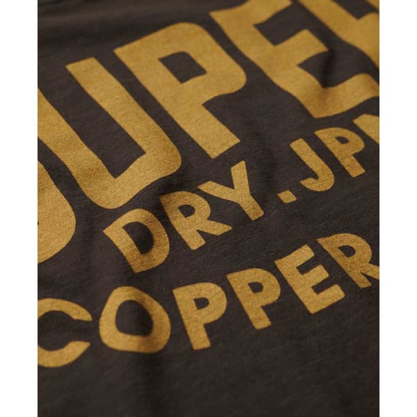 Superdry Kortärmad T-shirt Med Rund Hals Copper Label Workwear Brun XL Man
