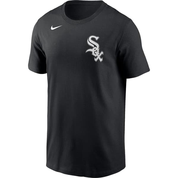 Nike Kortærmet T-shirt Mlb Chicago White Sox Wordmark Sort XL Mand