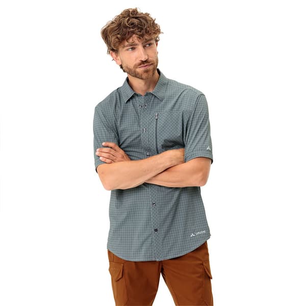 Vaude Lyhythihainen Paita Seiland Iv Harmaa XL Mies