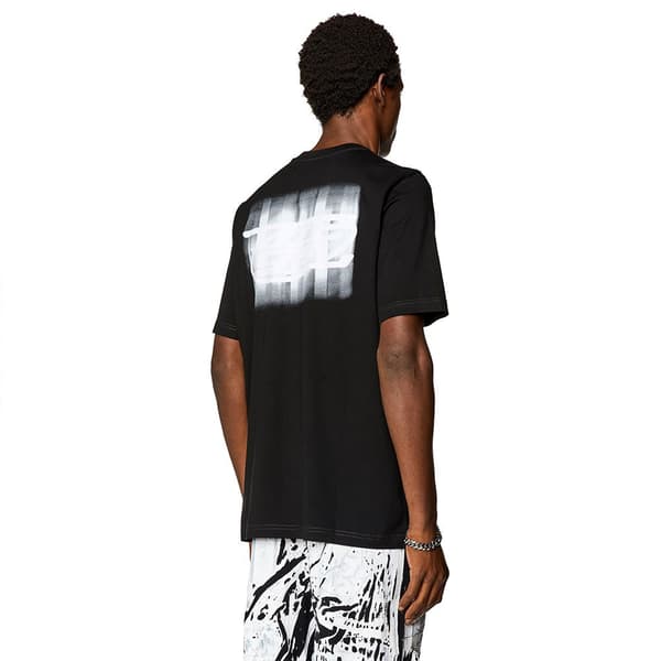 Diesel Kortärmad T-shirt Just N4 Svart L Man