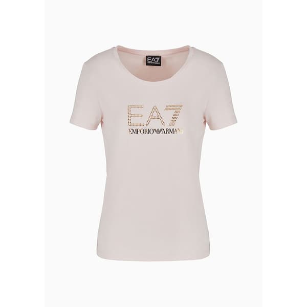 Ea7 Emporio Armani Kortärmad T-shirt 8ntt67 Beige S Kvinna