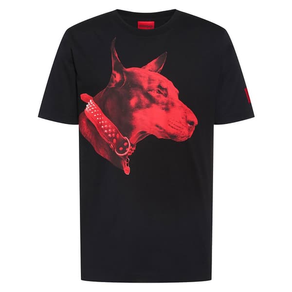 Hugo T-shirt Dedigree Svart S Man