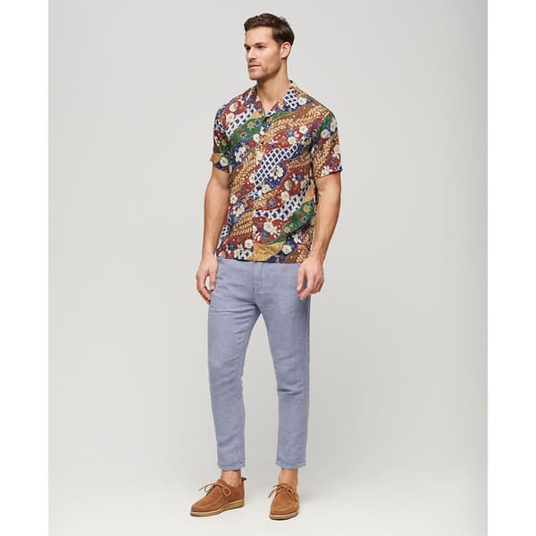 Superdry Kortärmad Tröja Hawaiian Resort Flerfärgad XL Man