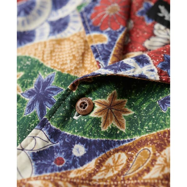 Superdry Kortärmad Tröja Hawaiian Resort Flerfärgad XL Man