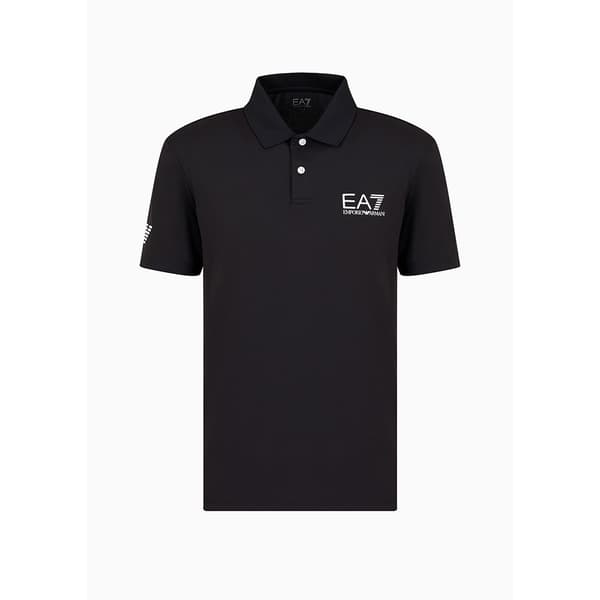 Ea7 Emporio Armani Lyhythihainen Poolo 8npf23 Musta XL Mies