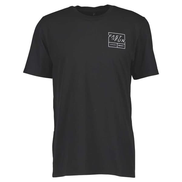 Scott Kortärmad T-shirt Spark Fast Is Fun Svart M Man