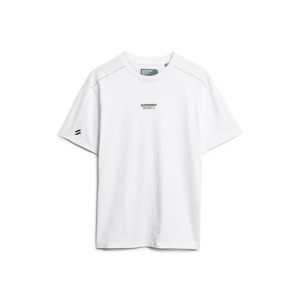 Superdry Kortärmad T-shirt Sport Tech Logo Relaxed Vit XL Man