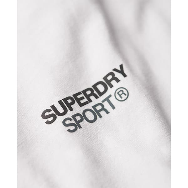 Superdry Kortärmad T-shirt Sport Tech Logo Relaxed Vit XL Man