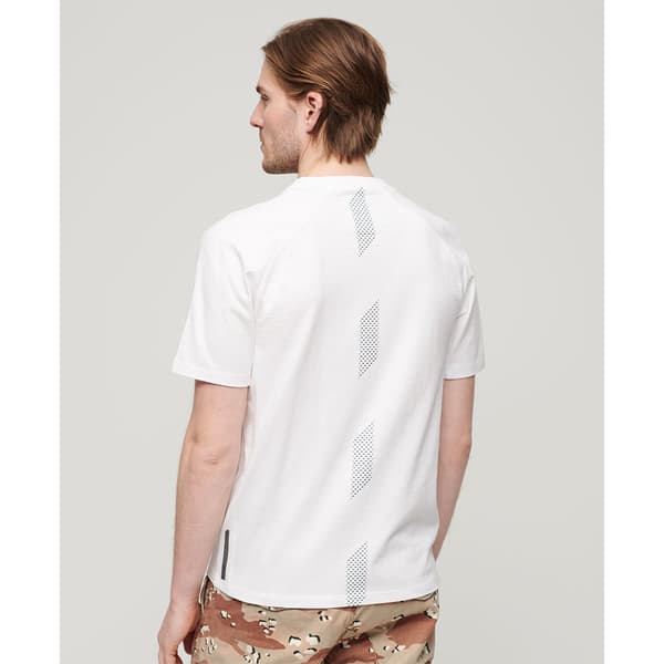 Superdry Kortärmad T-shirt Sport Tech Logo Relaxed Vit XL Man