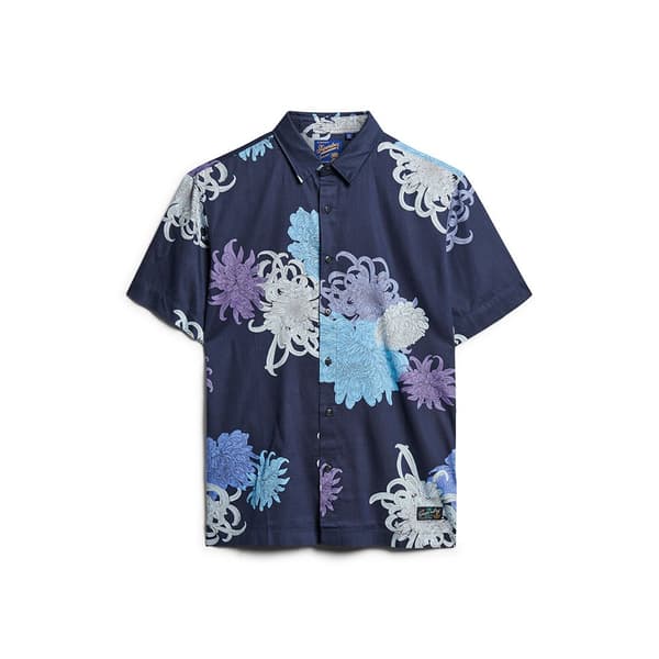 Superdry Kortärmad Tröja Hawaiian Flerfärgad XL Man