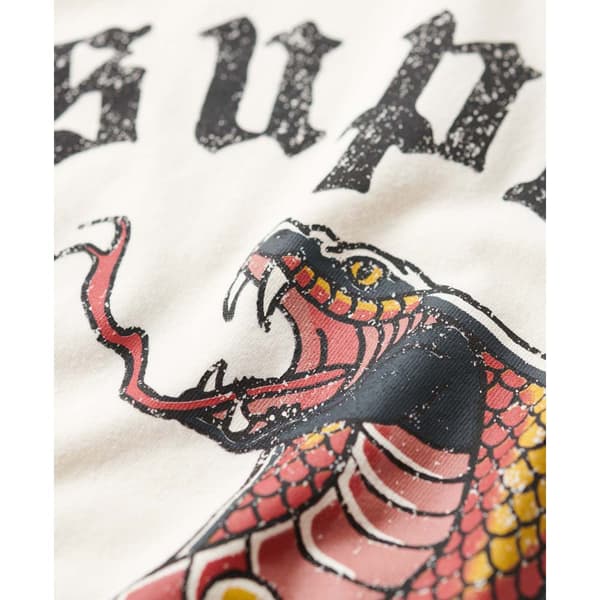 Superdry Kortärmad T-shirt Tattoo Graphic Loose Beige XL Man