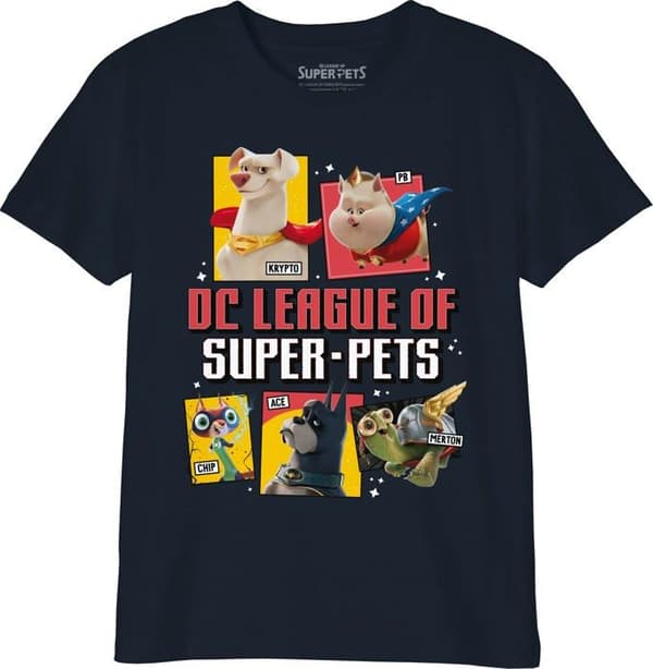 Dc comics T-shirt - BOSUPETTS004 - T-shirt, Marinblå, 8 Years Boy