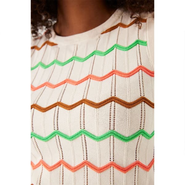 Garcia T-shirt P40241 Orange XS Kvinna
