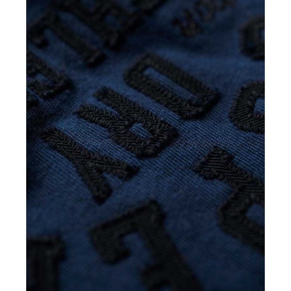 Superdry Kortärmad T-shirt Embroidered Superstate Ath Logo Blå M Man