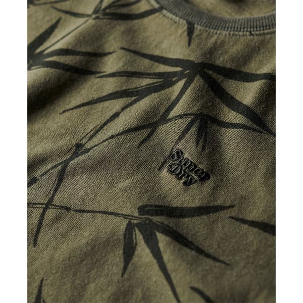 Superdry Lyhythihainen T-paita Vintage Overdye Printed Vihreä XL Mies
