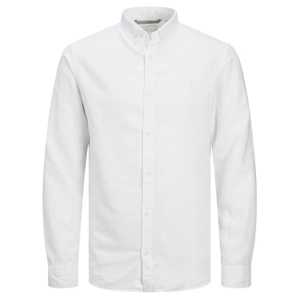 Jack & Jones Pitkähihainen Paita Maze Linen Valkoinen XL Mies