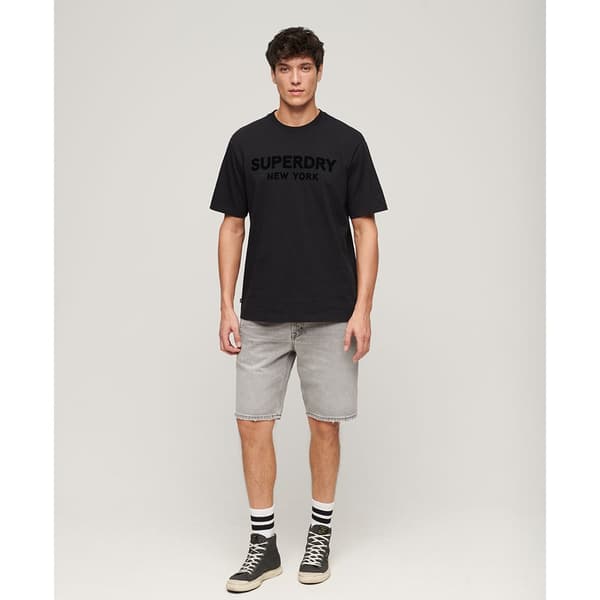 Superdry Kortärmad T-shirt Luxury Sport Loose Svart L Man