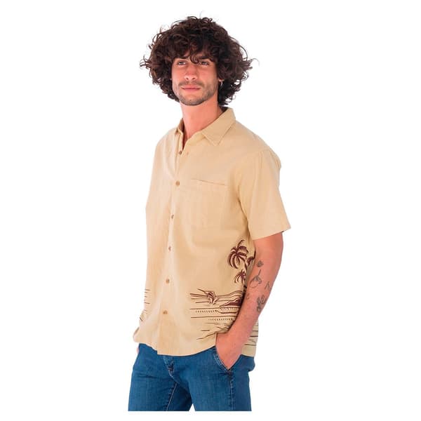 Hurley Lyhythihainen Paita Rincon Linen Oranssi L Mies