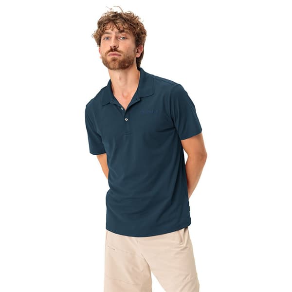 Vaude Kortærmet Polo Essential Polo Blå L Mand
