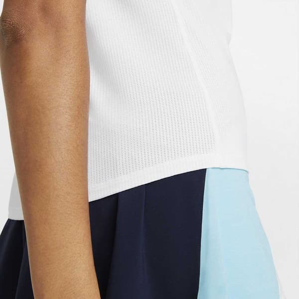 Nike Lyhythihainen Poolopaita Court Victory Valkoinen S Nainen