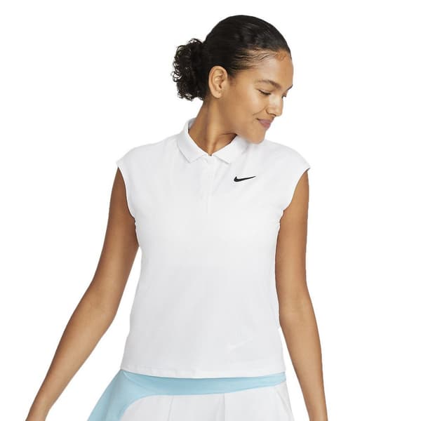 Nike Kortærmet Poloshirt Court Victory Hvid S Kvinde