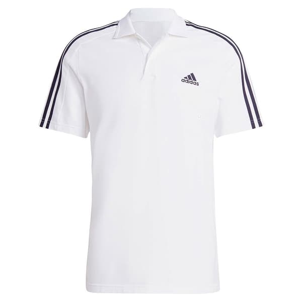 Adidas Kortärmad Piké 3s Pique Ps Vit M / Regular Man