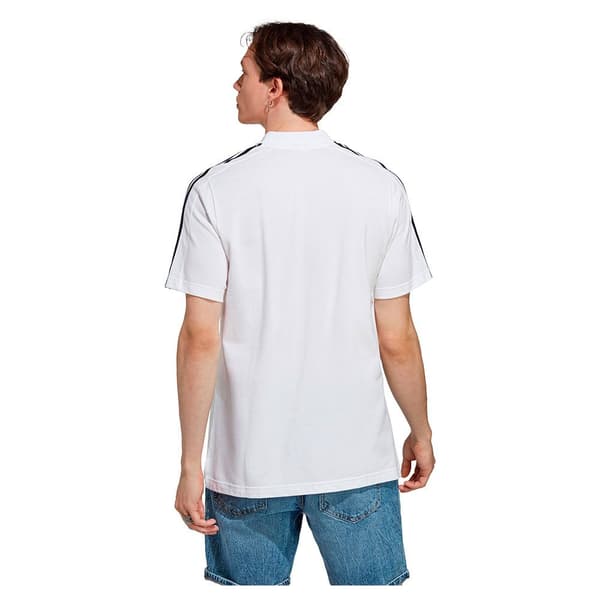 Adidas Kortärmad Piké 3s Pique Ps Vit M / Regular Man