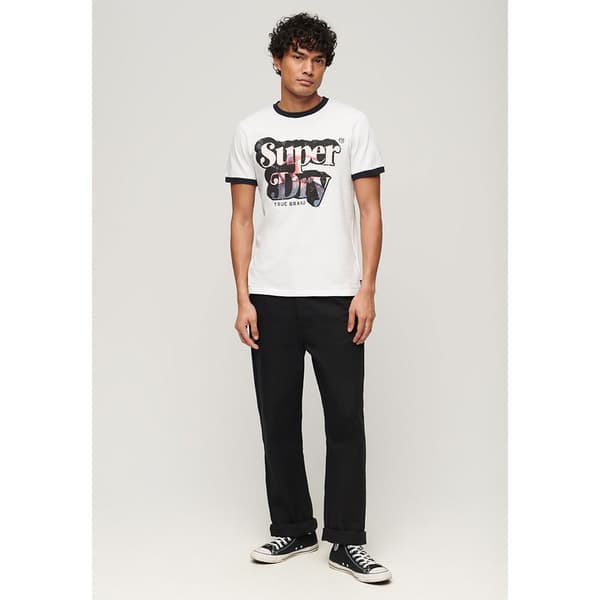 Superdry Kortärmad T-shirt Photographic Logo Vit 3XL Man