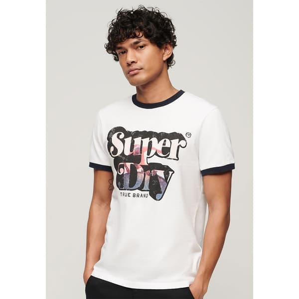 Superdry Kortärmad T-shirt Photographic Logo Vit 3XL Man