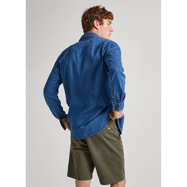 Pepe Jeans Lang ærmet Skjorte Hammond Blå XL Mand