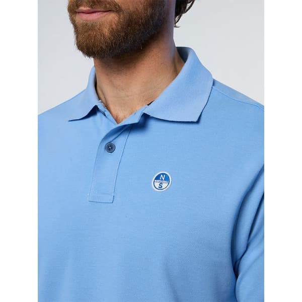 North Sails Kortærmet Polo Basic Blå M Mand