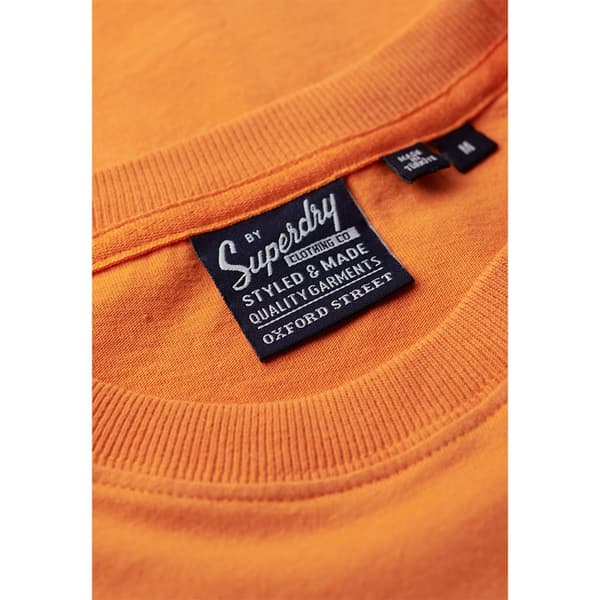 Superdry Kortärmad T-shirt Gasoline Workwear Orange M Man